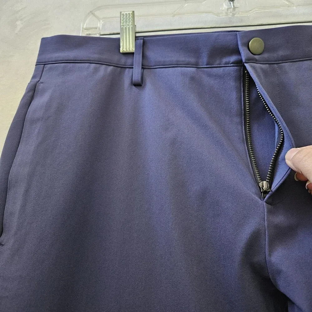 Ministry of Supply‎ Pants Navy Blue Aviator Slim Tapered Golf 34x33 Performance